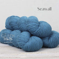 The Fibre Company Amble Yarn in the color Seawall (blue)