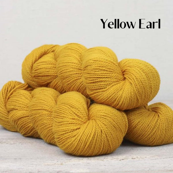The Fibre Company Amble Yarn in the color Yellow Earl (golden yellow)