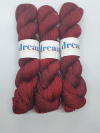 Dream in Color Classy Superwash Merino yarn in the color Serenity (red)