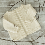 Family Tree Baby Handknit Cardigan Kit Shaniko Wool