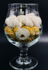 Lay Flat to Dry Belgian Style Beer Glass