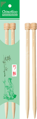 ChiaoGoo Premium Bamboo Single Point Needles - 9"
