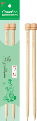 ChiaoGoo Premium Bamboo Single Point Needles - 9"