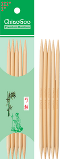 ChiaoGoo Premium Bamboo Double Point Needles - 6"