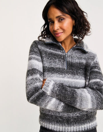 Sirdar Pattern 10802 Quartz Zip Collar Jumper