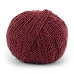 Pascuali Tibetan worsted weight yarn of ultrafine merino and yak in the color Mahogany 105