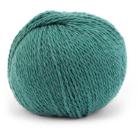 Pascuali Tibetan worsted weight yarn of ultrafine merino and yak in the color Ocean 127
