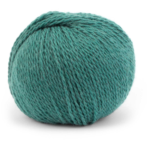 Pascuali Tibetan worsted weight yarn of ultrafine merino and yak in the color Ocean 127