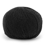 Pascuali Tibetan worsted weight yarn of ultrafine merino and yak in the color Black 137