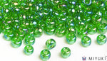 Miyuki 6/0 glass seed beads in the color 179L transparent Light Green AB