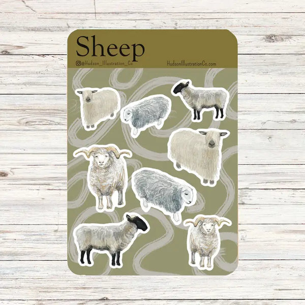 Hudson Illustration Co Stickers