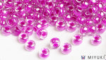 Miyuki 6/0 glass seed beads in the color 209 Fuschia Lined Crystal AB