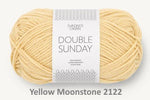 Sandnes Garn 100% merino wool yarn dk weight in the color Yellow Moonstone 2122