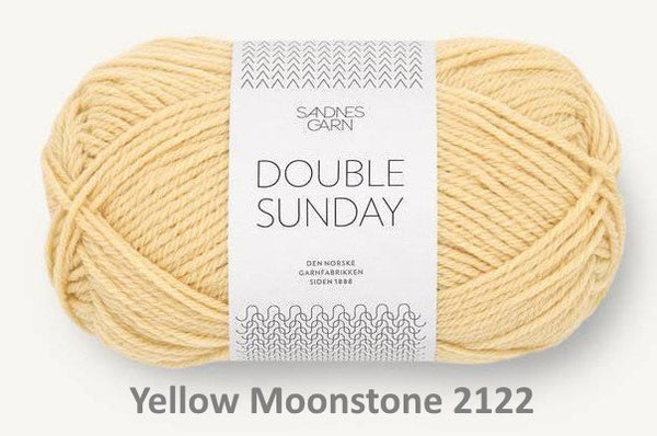 Sandnes Garn 100% merino wool yarn dk weight in the color Yellow Moonstone 2122