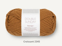 Sandnes Garn 100% merino wool yarn dk weight in the color 2345 Croissant
