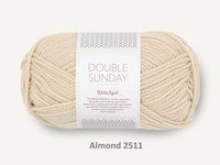 Sandnes Garn 100% merino wool yarn dk weight in the color Almond 2511