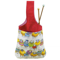 Sheep in Sweaters Small Wrist Bag by Emma Ball