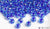 Miyuki 6/0 glass seed beads in the color 353 Cobalt lined sapphire AB