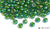 Miyuki 6/0 glass seed beads in the color 354 Chartreuse-lined Green AB