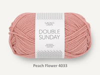 Sandnes Garn 100% merino wool yarn dk weight in the color 4033 Peach Flower