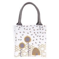 reusable gift bag mini tote knitting itsy bitsy project bag honey