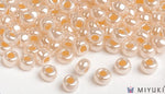 Miyuki 6/0 glass seed beads in the color 516 Pale Gold Ceylon
