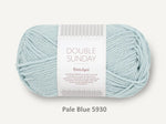 Sandnes Garn 100% merino wool yarn dk weight in the color Pale Blue 5930