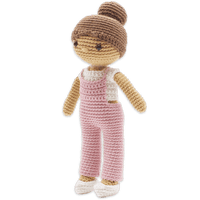 girl roos stuffed knit doll