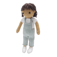 june girl knit stuffed doll