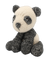 mees panda knit stuffed toy