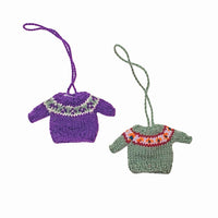 Knit Mini Sweater Ornament