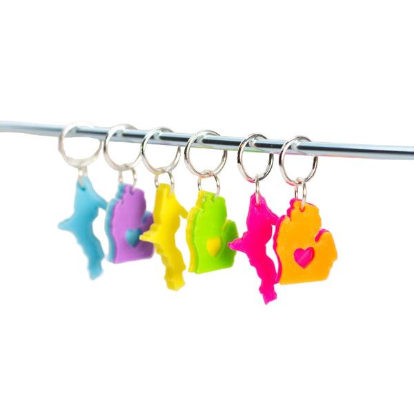 Blue Bird Makery Mitten Love Stitch Markers