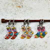 emma ball socks stitch markers