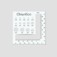 ChiaoGoo Needle Gauge and Swatch - 3"