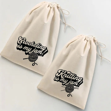 Canvas Bag - Knitting/Crocheting Is My Jam
