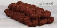 The Fibre Company Amble Yarn Mini Skein in the color Egremont(rust)