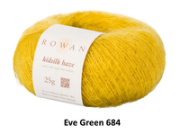 Rowan Kidsilk Haze Yarn in the color Eve Green 684