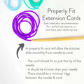 Twice Sheared Sheep Knit Extension Cords