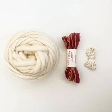Flax & Twine Holiday Wooly Wreath Ornament Kit