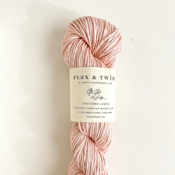 Flax & Twine - Trellis Stitch Drawstring Back Kit (with needles)