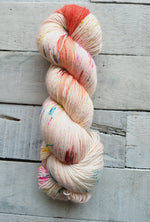 Madelinetosh Barker Wool Tosh Merino Light Yarn in the color Flora On Sand
