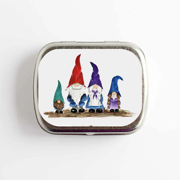 Gnome Family Notions Tins
