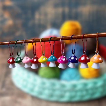 Happy Little Shrooms Stitch Markers