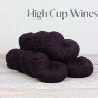 The Fibre Company Amble Yarn in the color High Cup Wines