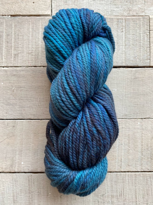 Malabrigo Chunky hand dyed 100% Merino Wool yarn in the color Under the Sea