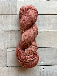 Malabrigo Arroyo Yarn in the color Old Rose