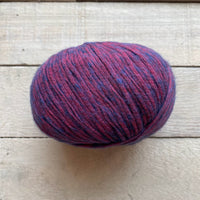 Jody Long Cottontails yarn in the color Plum 020
