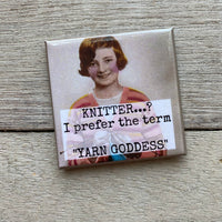 Knitter's Fridge Magnets