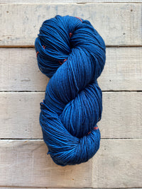 Malabrigo Ultimate Sock in the color Azul Profundo