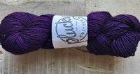 Plucky Knitter Primo DK yarn in the color Jazz Hands (Purple)